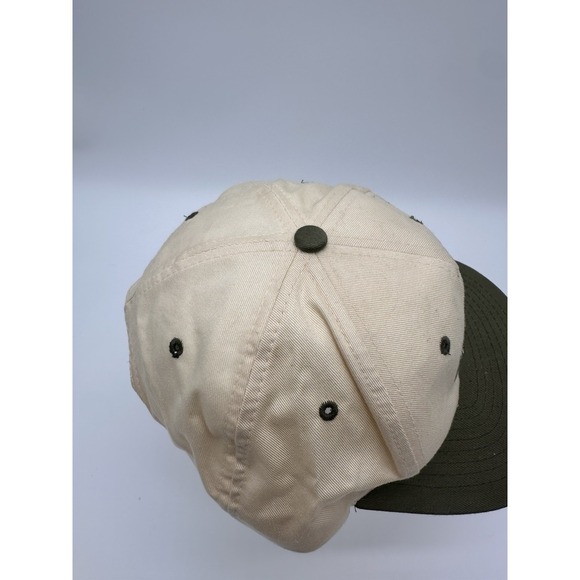 Vintage The Flintstones Fred Flintstone Snapback Hat 1994 Off-White with a green - Picture 5 of 7